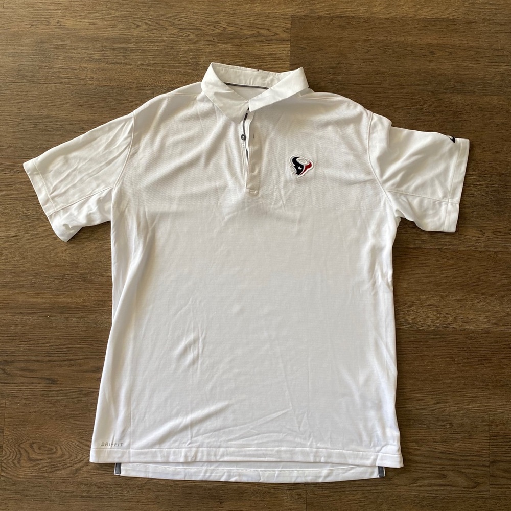 NEW Houston Texans Sideline Polo